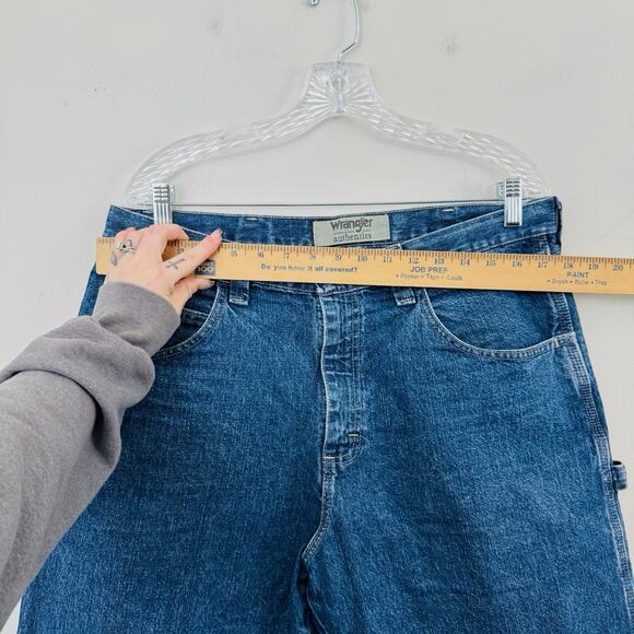 Wrangler Authentics Blue Denim Shorts Men’s Size 34 - Picture 2 of 8